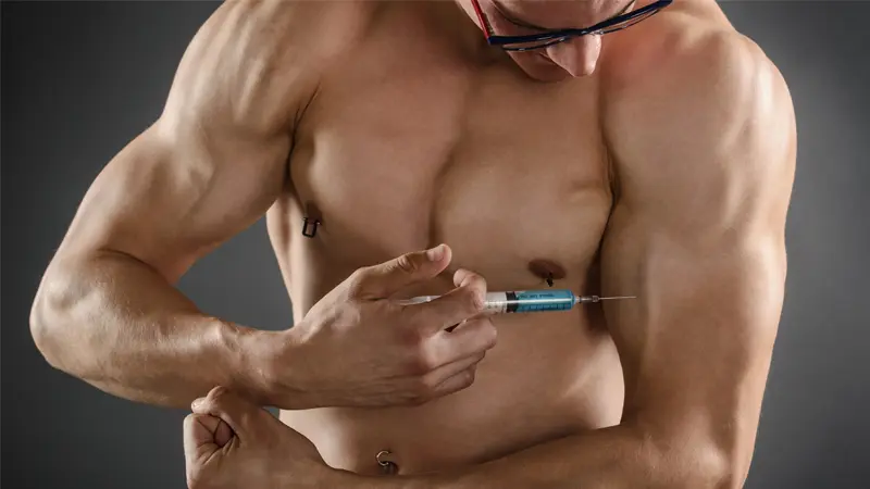 Comparing testosterone injections and steroid misuse